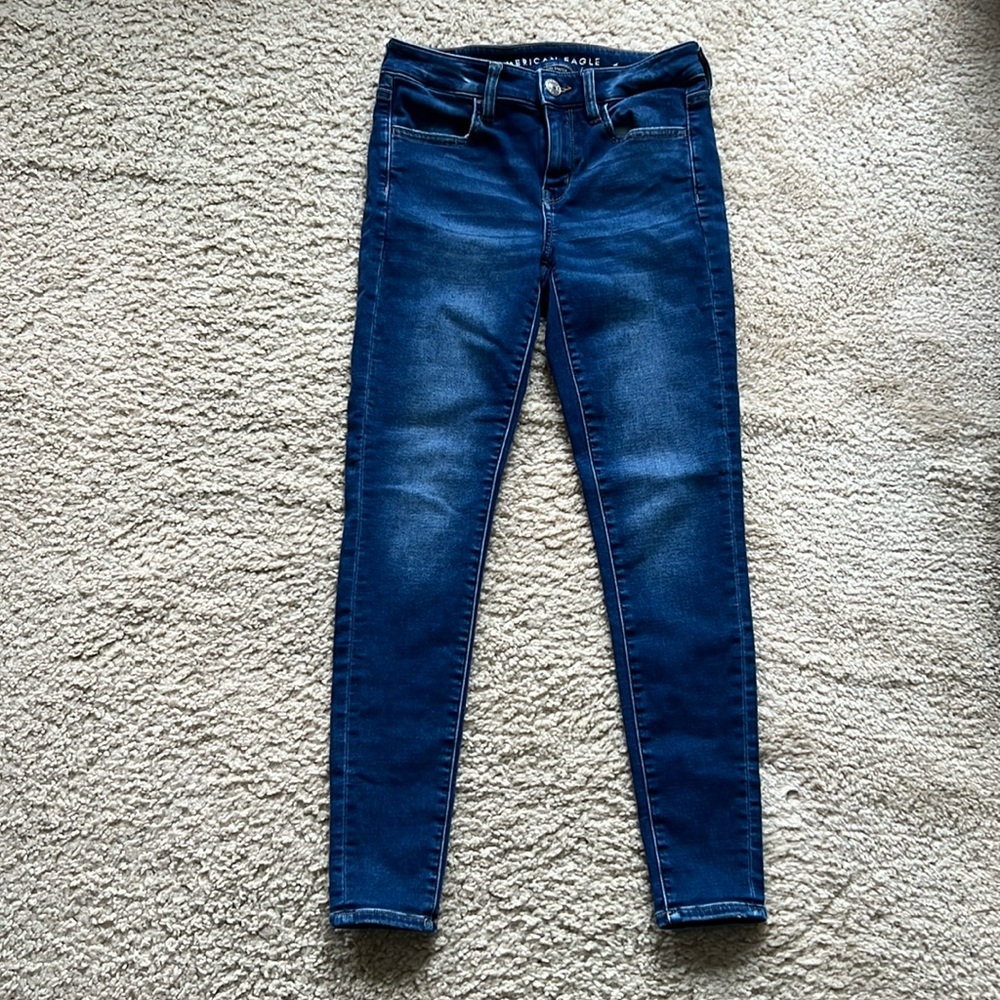American Eagle cozy next level stretch jeggings. Women size 4 regular